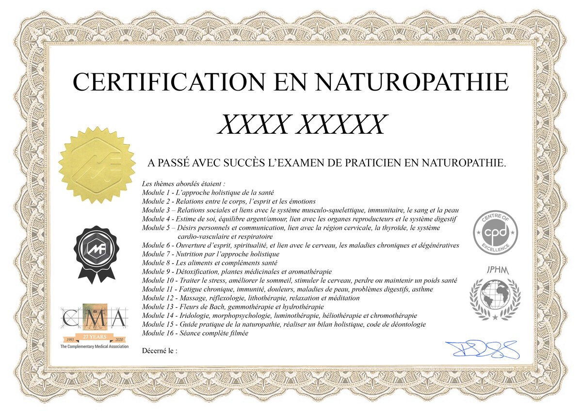 NATUROPATHIE-certif