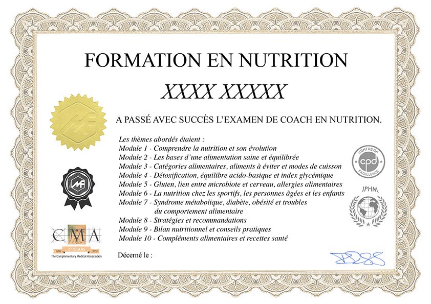 NUTRITION-certif NUTRITION-certif